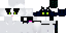 Развёртка скина Майнкрафт: This skin is made in the popular Goth-Lolita or Coquette-E-boy style…