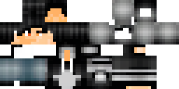 Развёртка скина Майнкрафт: Minecraft skin, blogger style character, modern cool design, black…