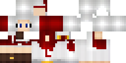 Развёртка скина Майнкрафт: Roblox character avatar, white skin, expressive joyful face with…