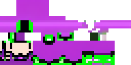 Развёртка скина Майнкрафт: purple black and green