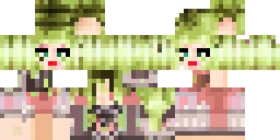 Развёртка скина Майнкрафт: Шэри Мун Зомби