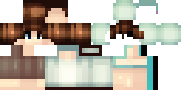 Развёртка скина Майнкрафт: a fair-skinned young man with brown hair, wearing beige jeans and a…