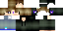 Развёртка скина Майнкрафт: Cool Minecraft skin of a teenage boy, wearing a stylish black and…