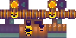 Развёртка скина Майнкрафт: Тыквоголовый