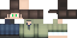 Развёртка скина Майнкрафт: Minecraft-скин в воксельном стиле. Большая квадратная голова с…